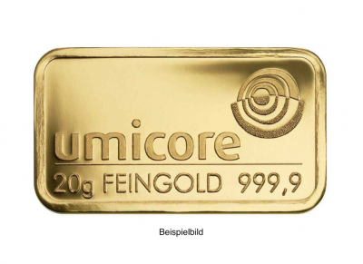 Goldbarren 20 Gramm Feingold LBMA-zertifiziert Resale diverse